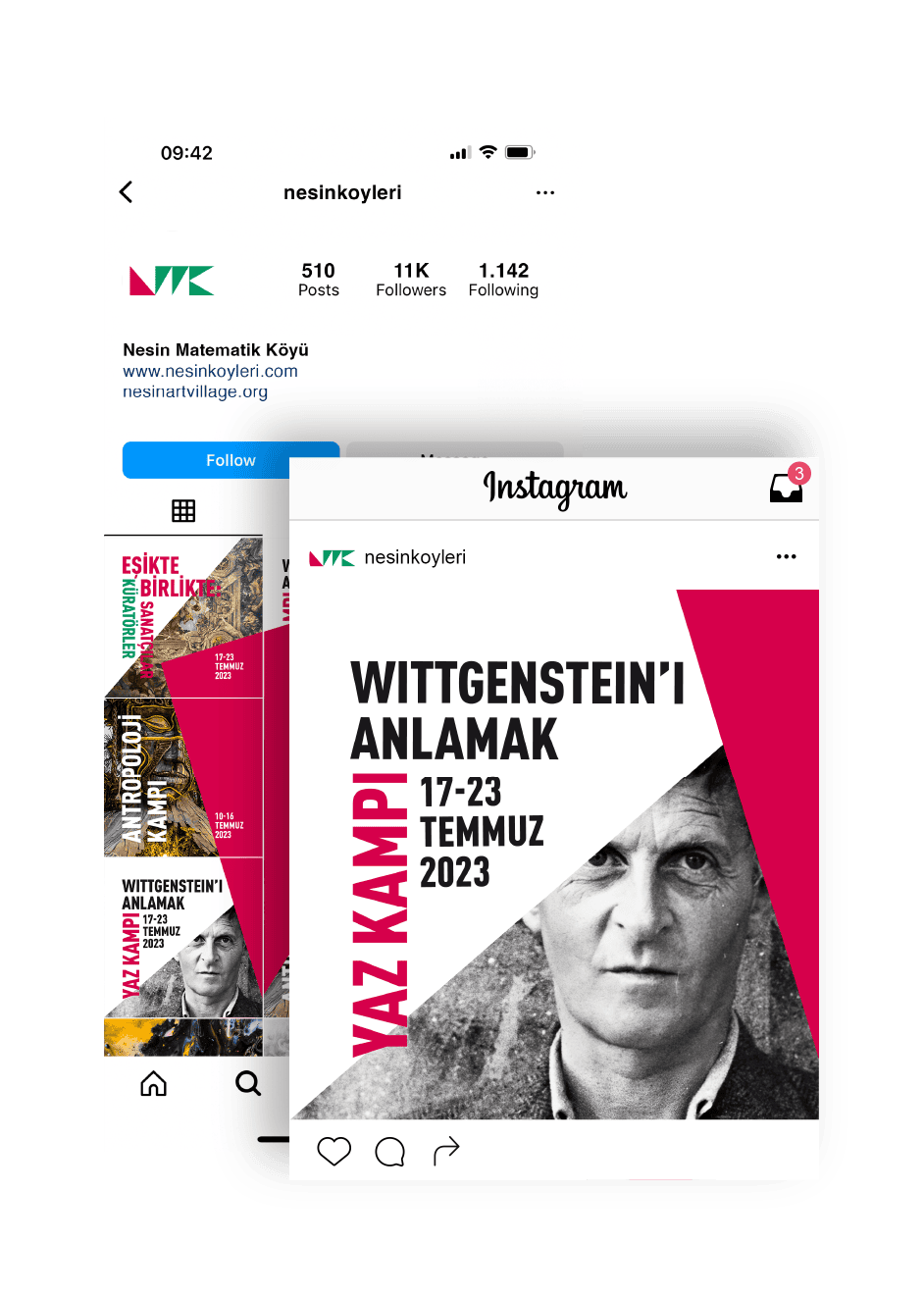 Nesin Matematik Köyü - social media posts