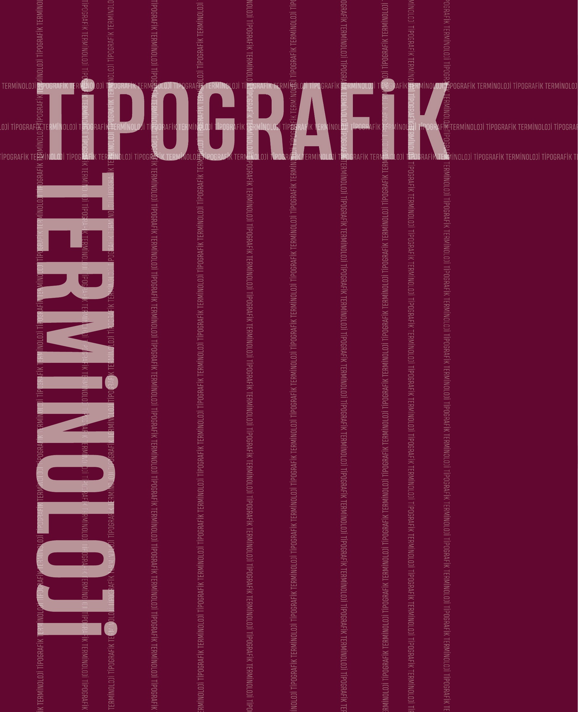 Typographic Terminology - the cover