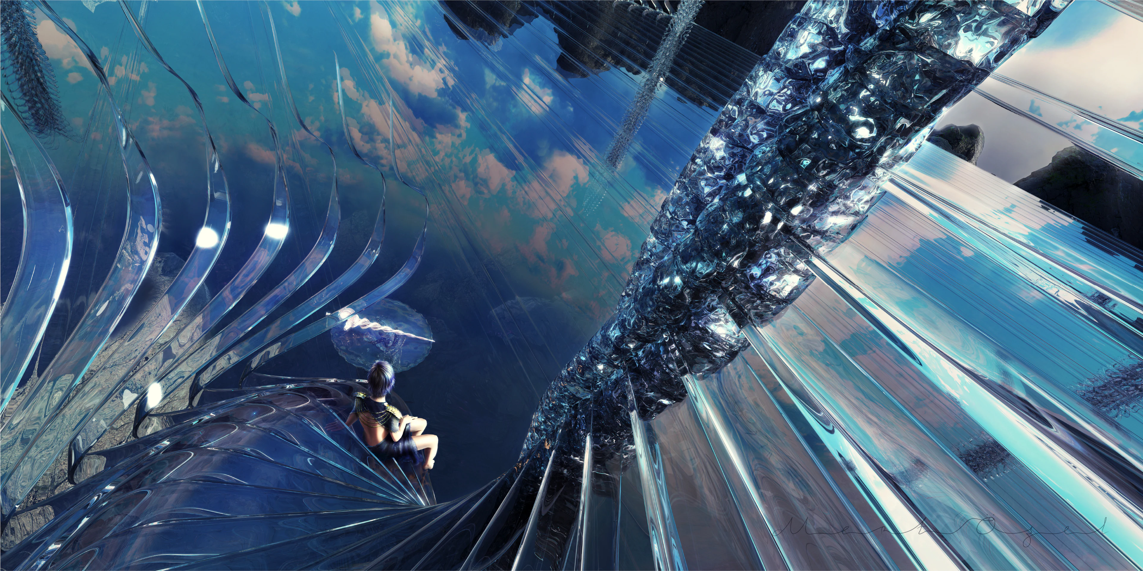 Echoes – inside the glass spiral