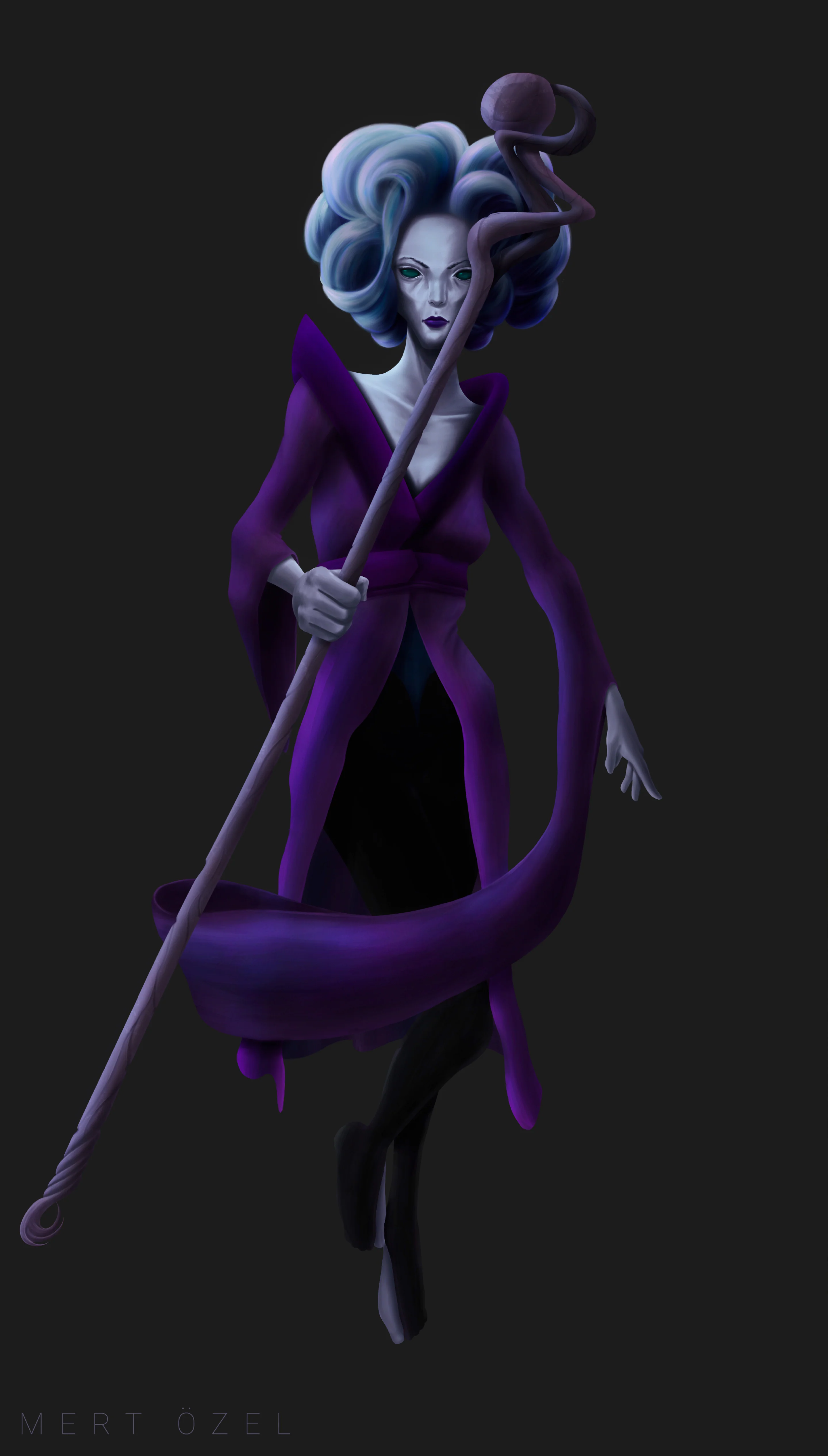 Magus – a sorceress with a staff