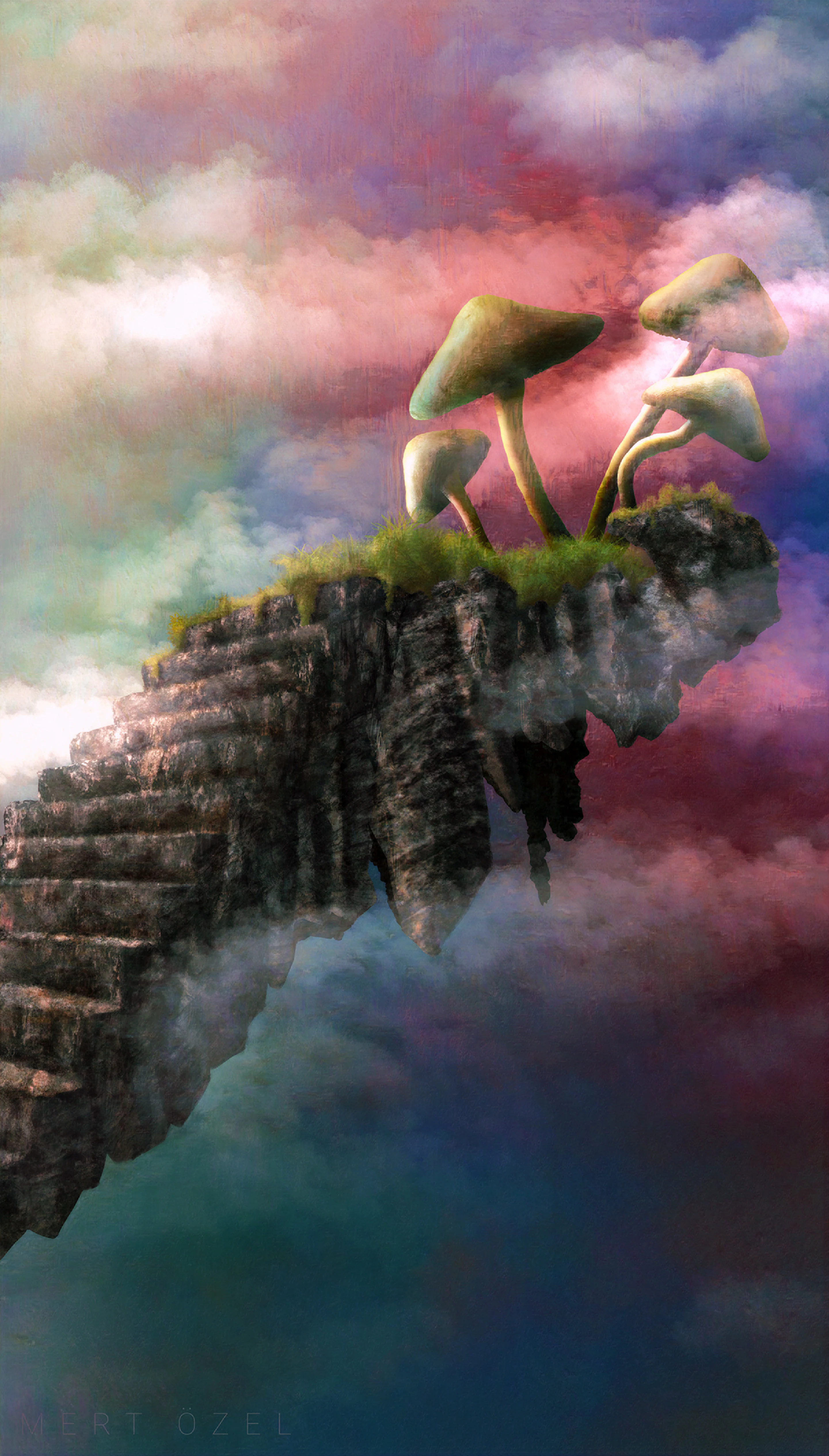 Magus – a floating island of giant mushrooms