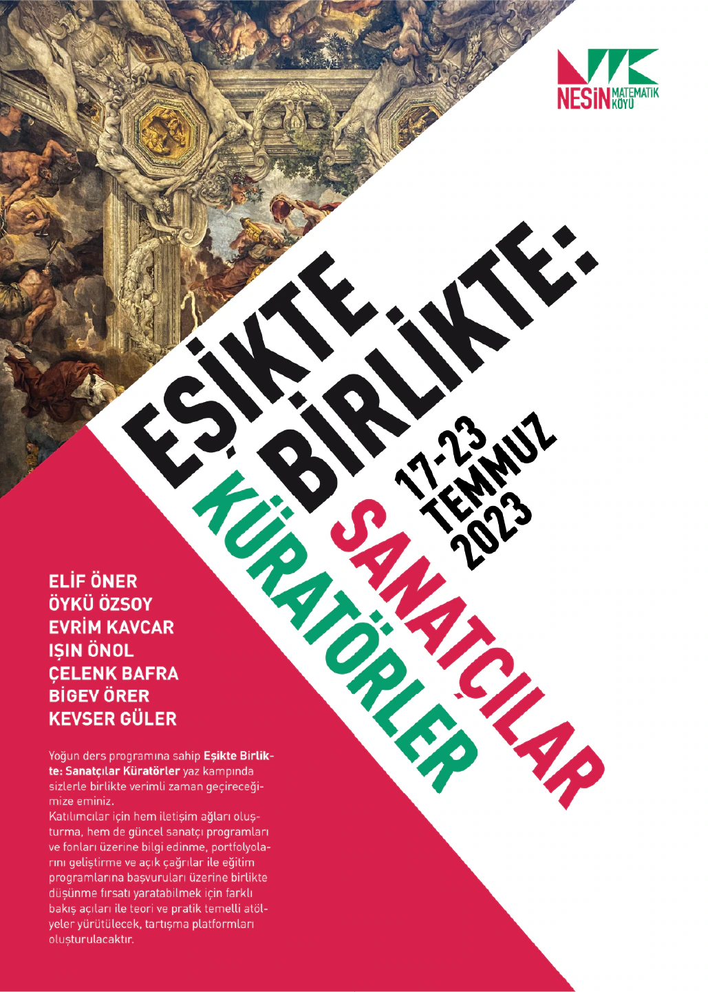 Nesin Matematik Köyü – poster, Eşikte Birlikte