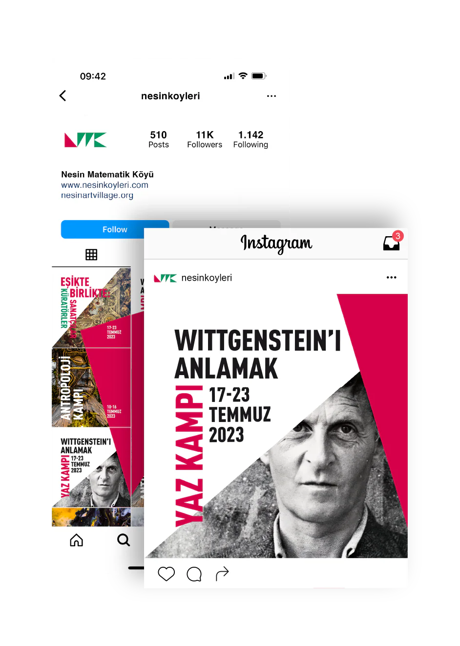 Nesin Matematik Köyü – social media posts