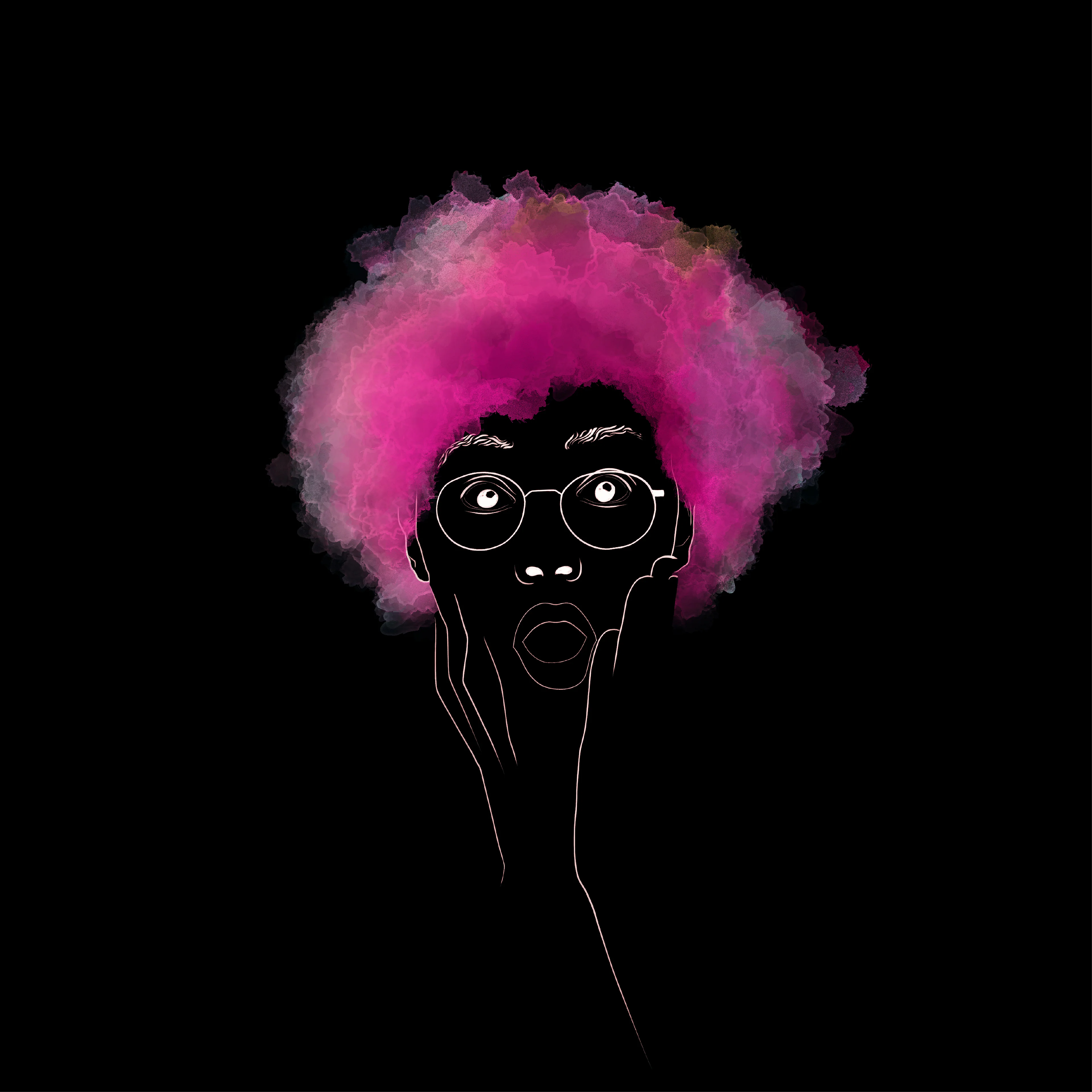 Separation – a woman with round glasses