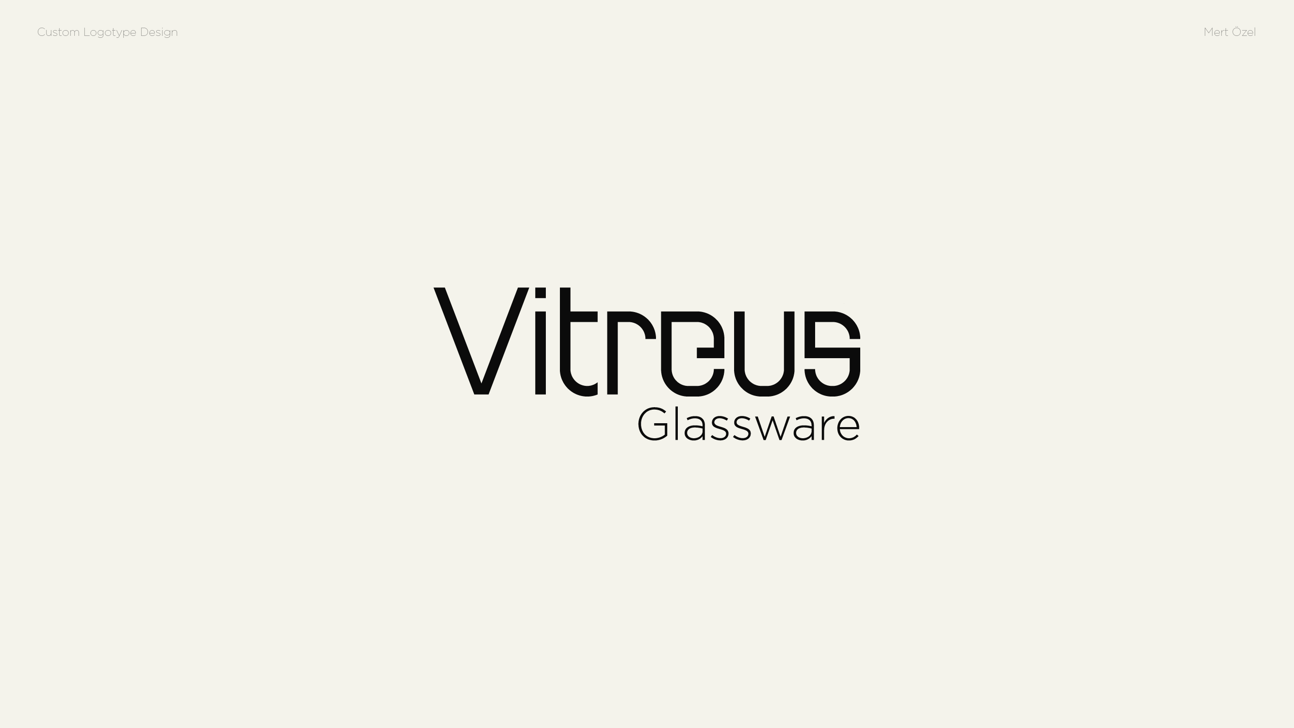 Vitreus Glassware – logo